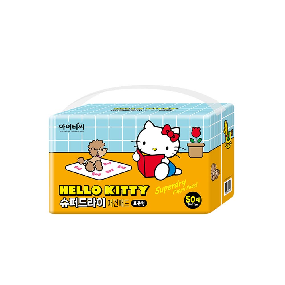 Hello Kitty Super dry pet pads 50 counts_ standard size