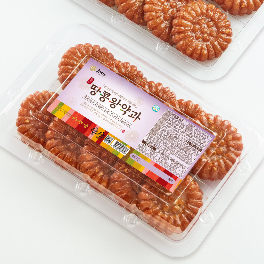 Hojeongga Peanut Big Yakgwa _Deep_fried Peanut Cookie_ 540g