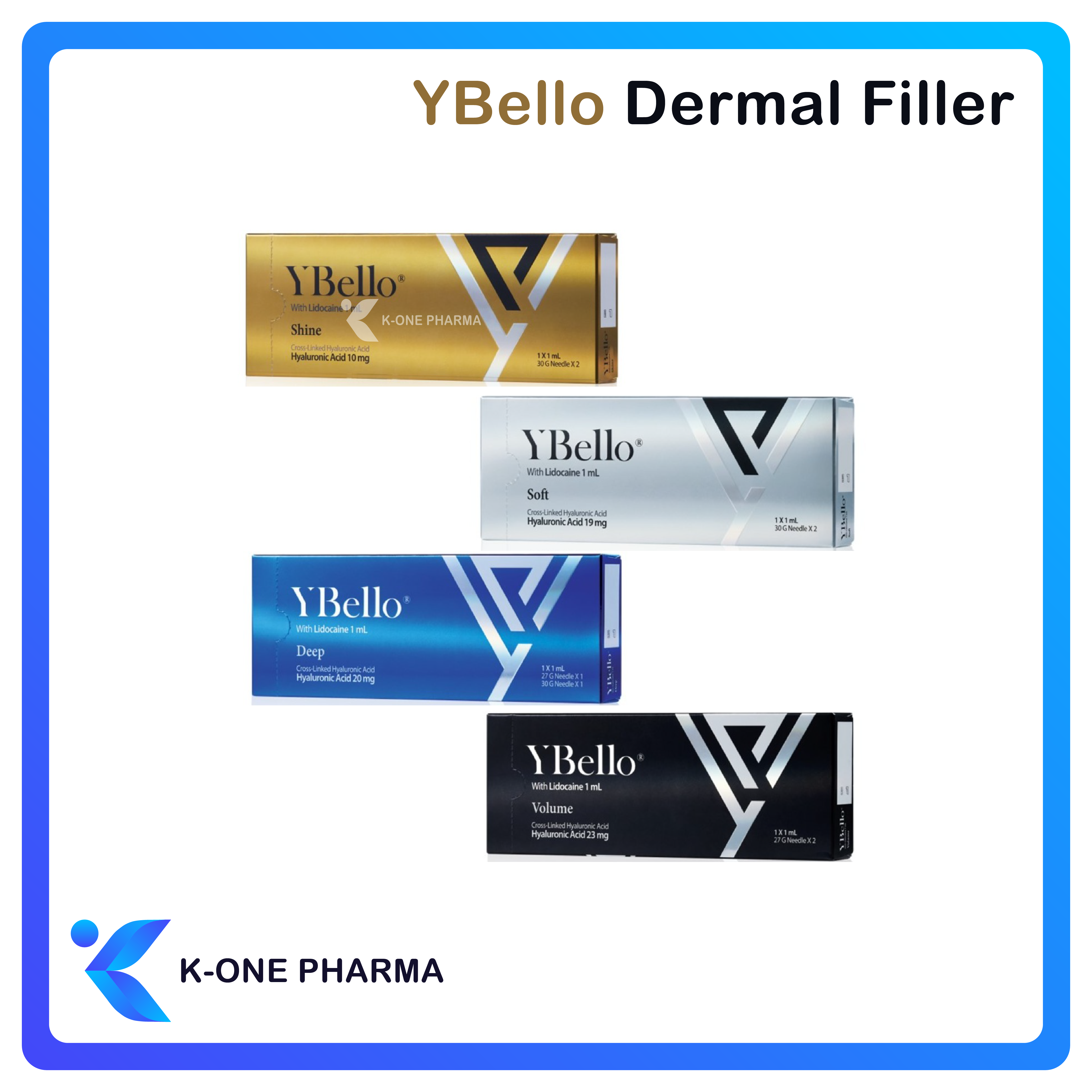 YBello Hyaluronic Acid Dermal Filler _1_1mL x 1_