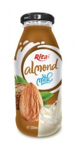 Glass Bottle Almond Milk