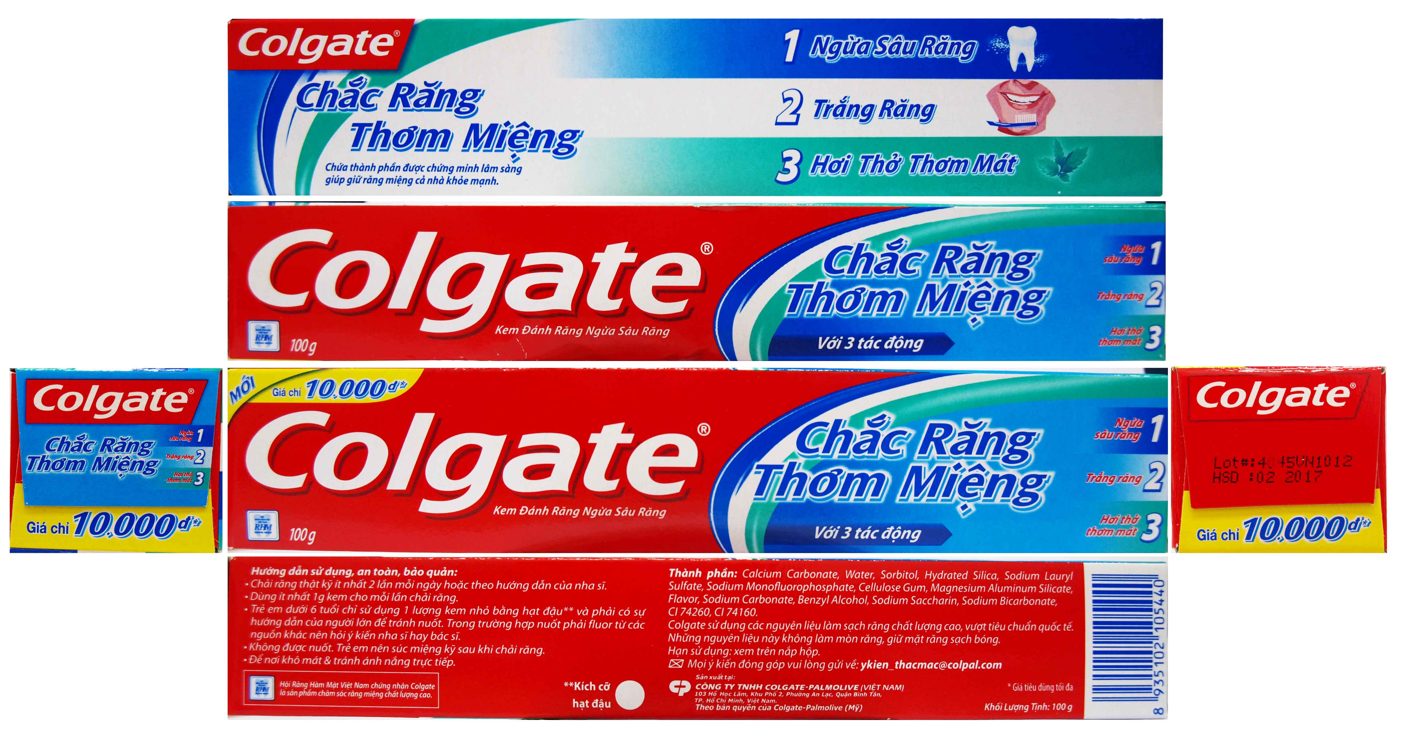 COLGATE STRONG TEETH TOOTHPASTE 100G _ TRIPLE ACTION T_PASTE