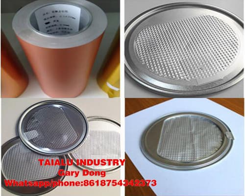8011 Lacquer Aluminium Foil for Milk Powder Tin Can Seal