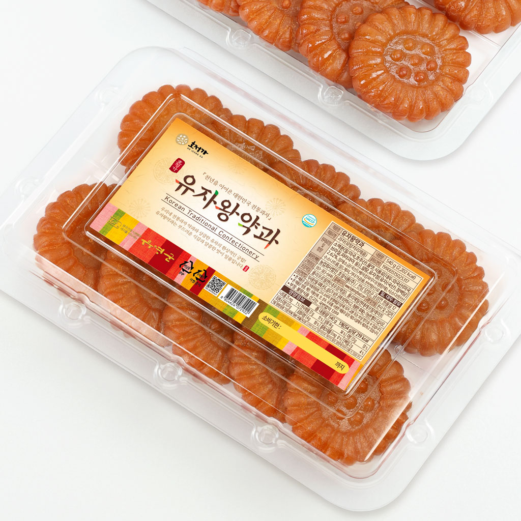 Hojeongga Citron Big Yakgwa _Deep_fried Citron Cookie_ 540g