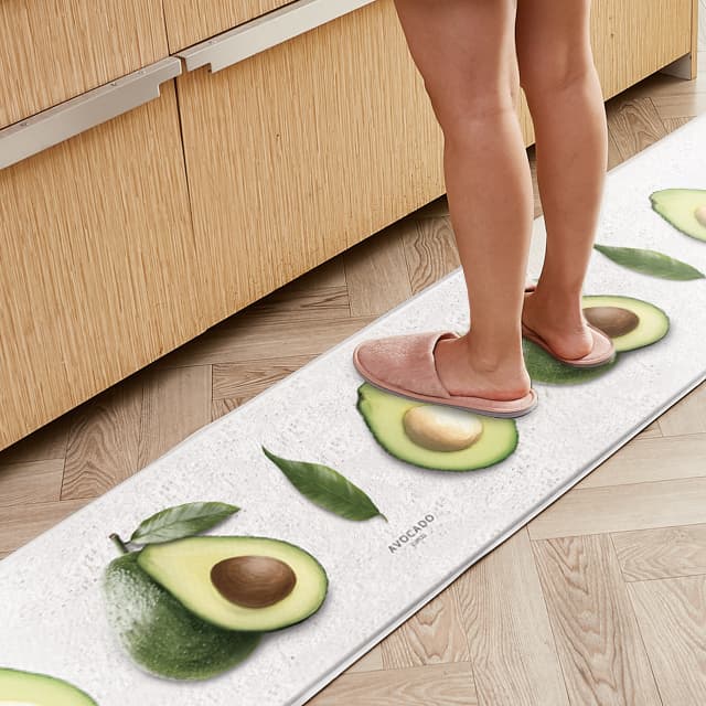 home kitchen foot mat avocado design comfort anti fatigue