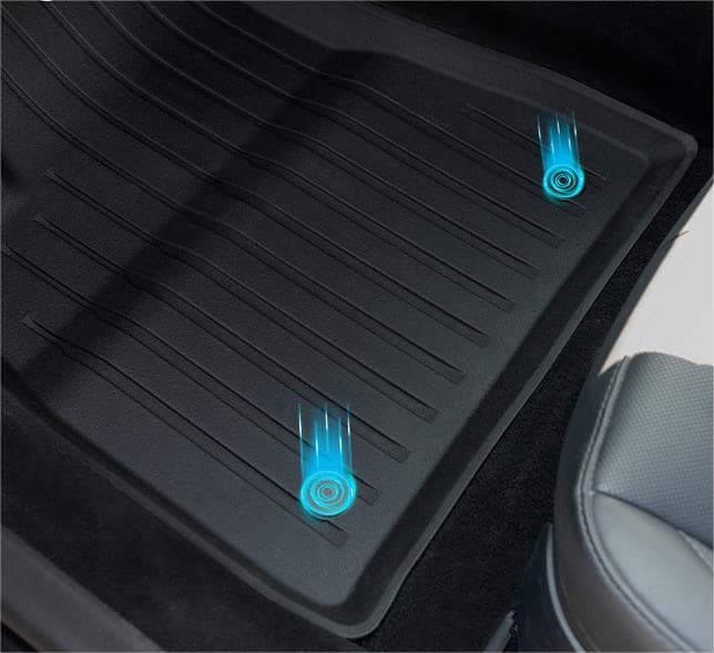 Beautiful_ durable and good quality white TPE car floor mats