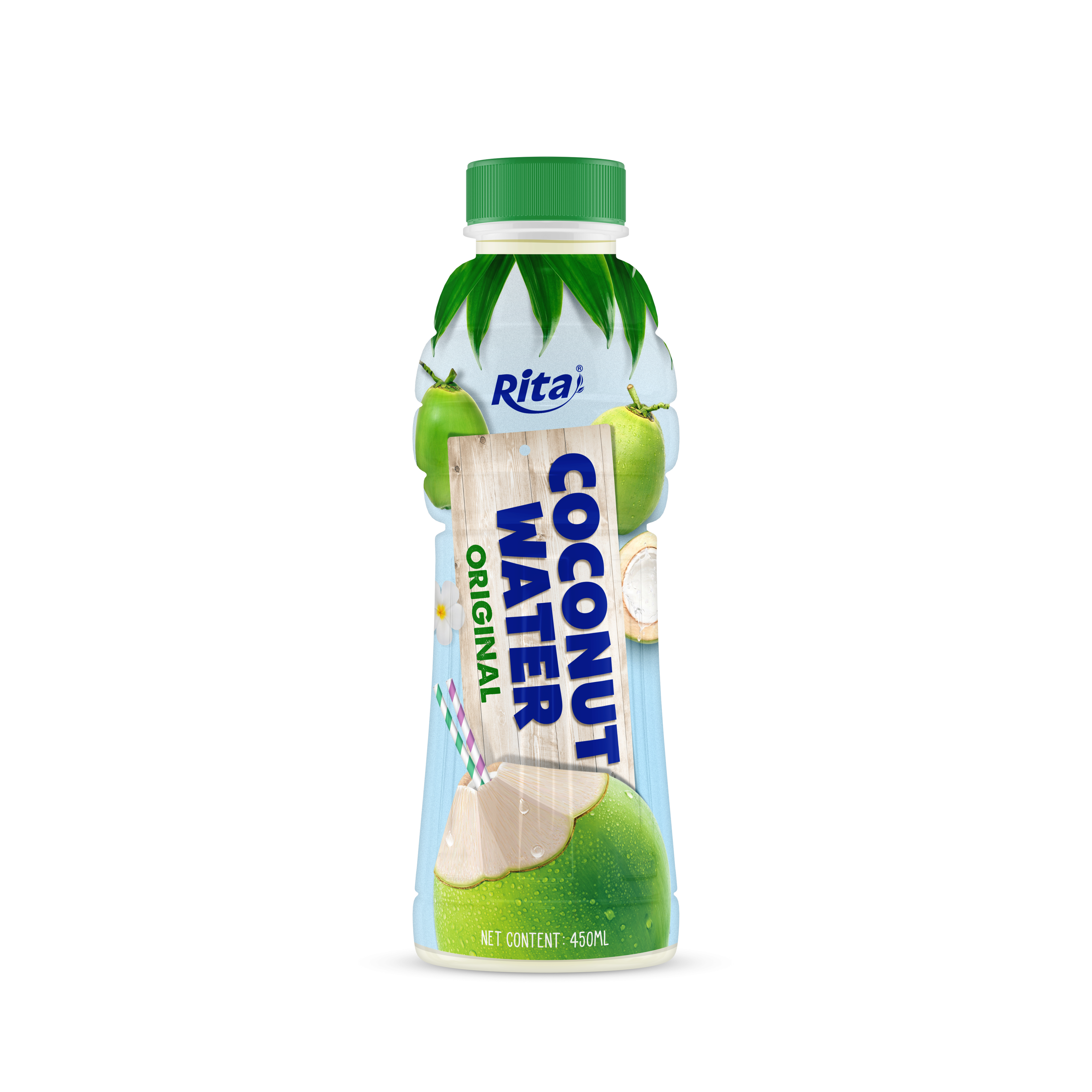 PURE ORGANIC COCONUT WATER 450ML PET BOTTLE