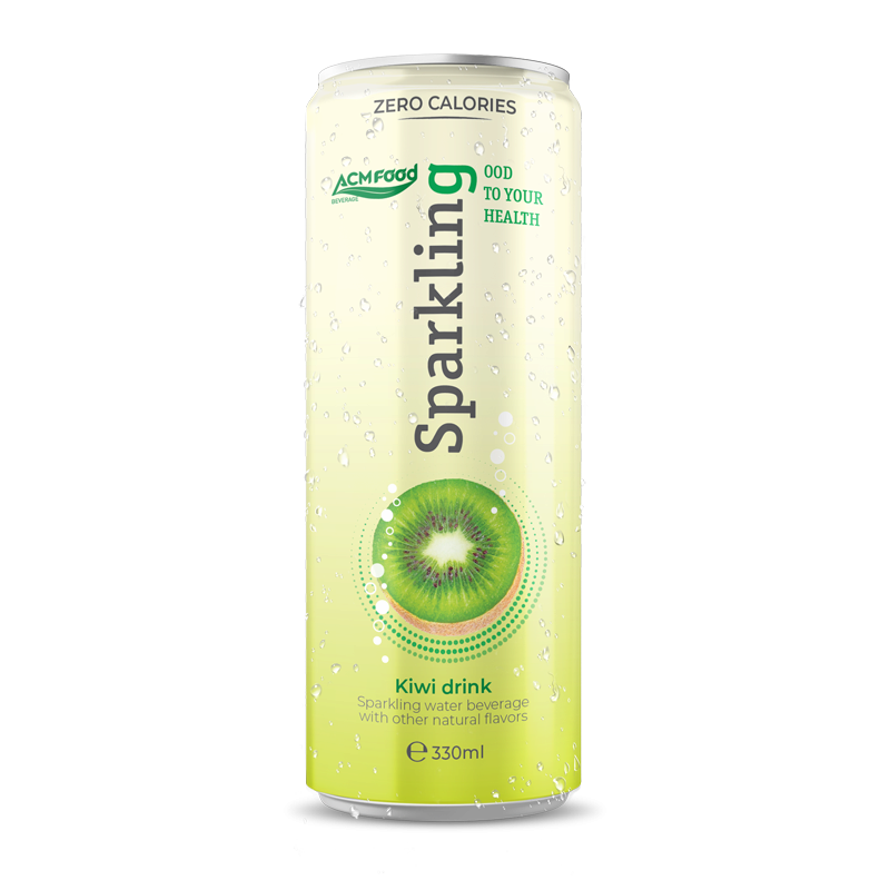 Best ACM Food Brand 330ml Cans Kiwi Sparkling Drink Low Price from ACM Food Supplier