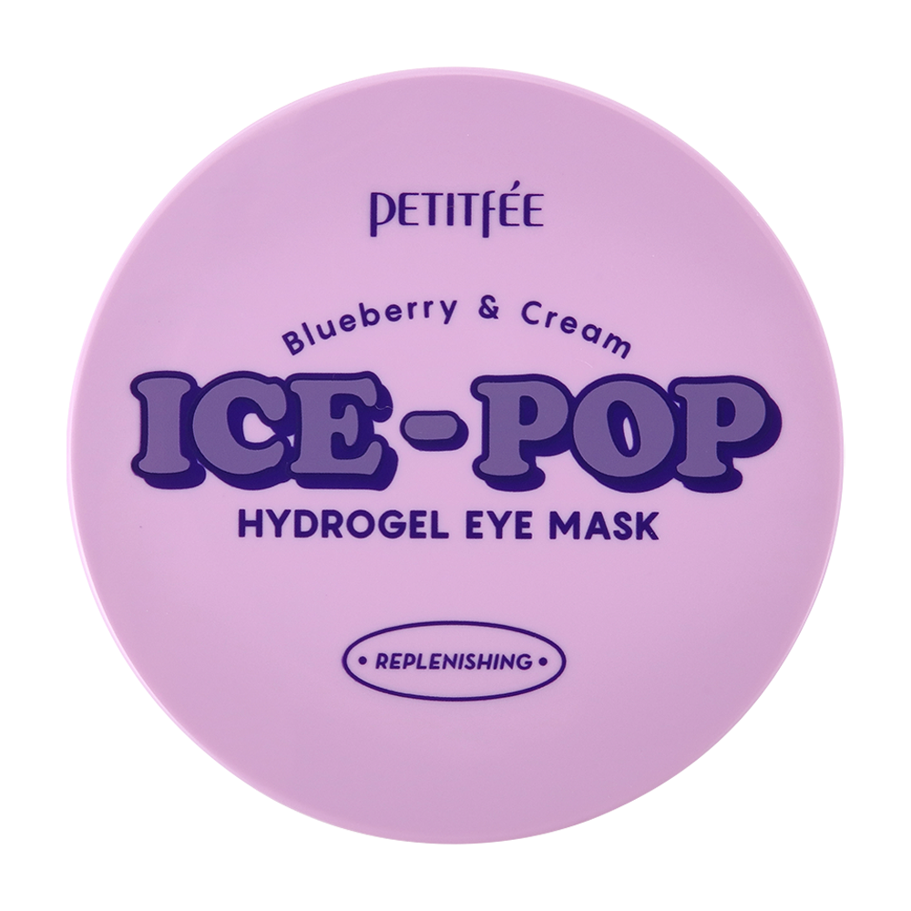 PETITFEE Blueberry _ Cream ICE_POP HYDROGEL EYE MASK