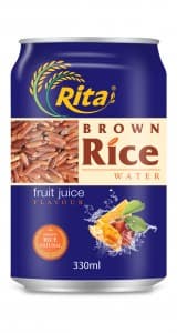 Brown Rice Water With Fruit Juice Flavour