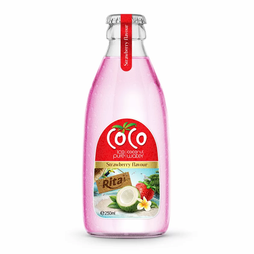100 Pure Strawberry Coconut Water Own Brand