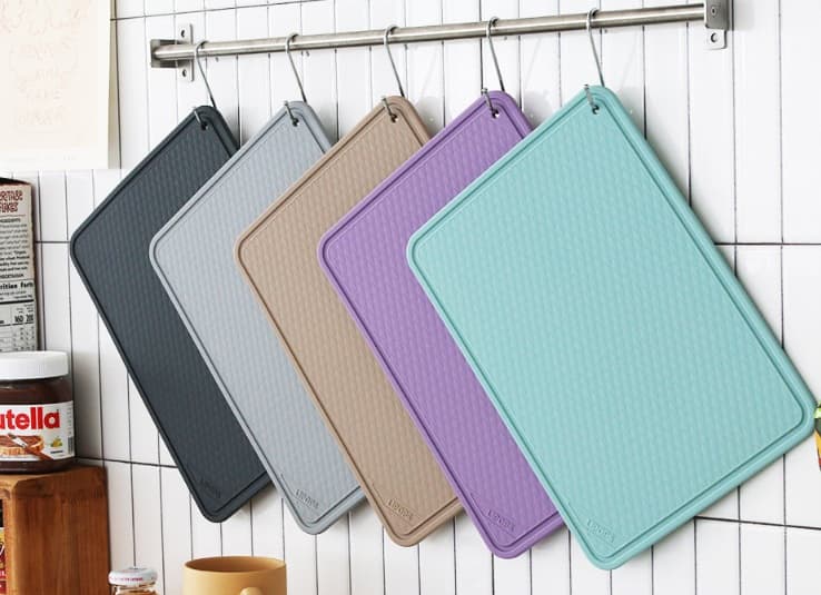Flex duo silicone cutting board mat