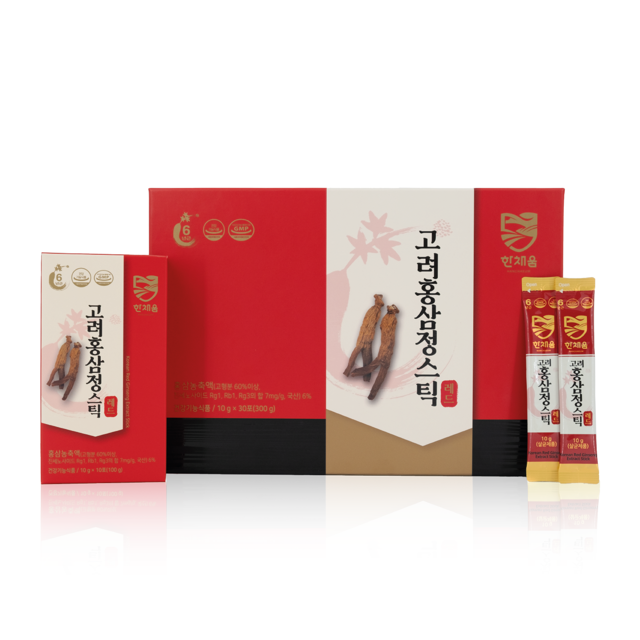 Korean Red Ginseng Extract Stick Red
