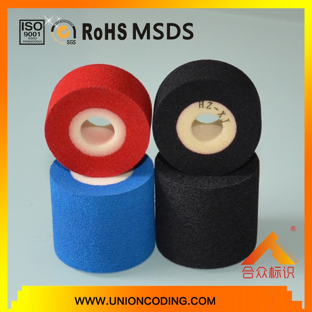 Diameter36mm Height 16 Black HZXJ type Hot melt ink roller | tradekorea