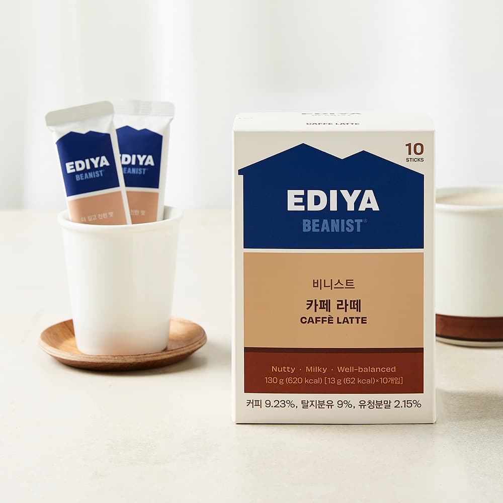 EDIYA BEANIST Caffe Latte | tradekorea