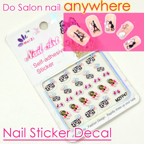 Salon Nail wraps, Trendy nail stickers