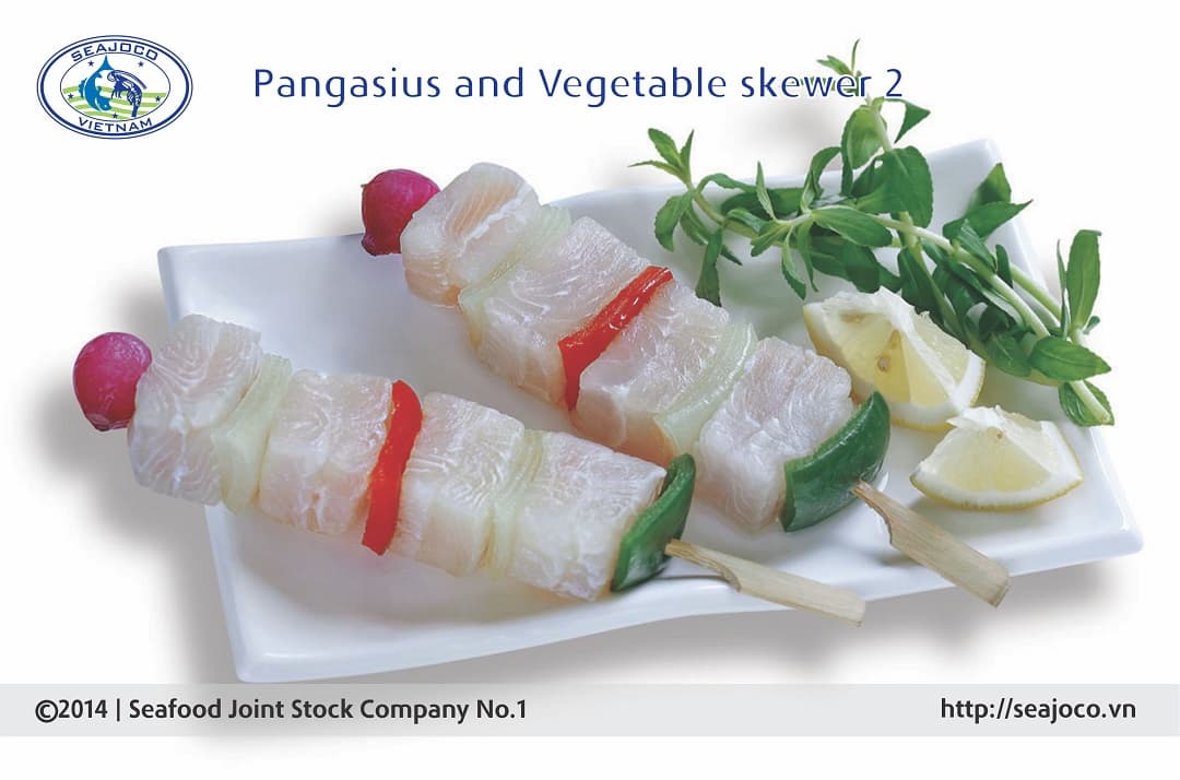 Pangasius and Vegetable skewer 2