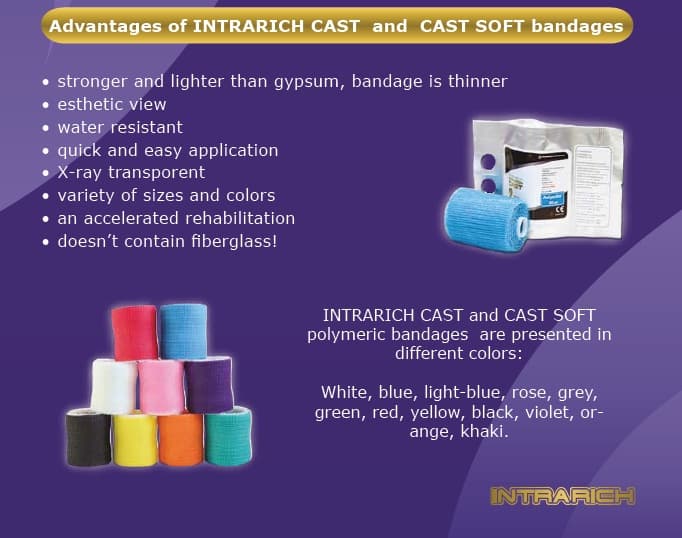 INTRARICH CAST & CAST SOFT / ORTHOPEDIC TAPE/