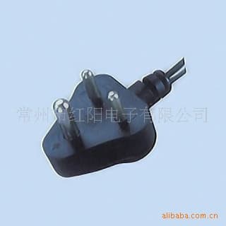 South African Male End Power Plug with PVC Insulation
