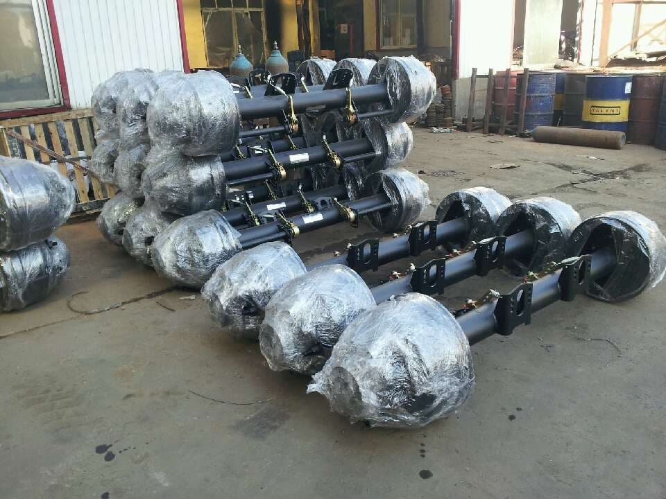 Germany spoke axle for semi trailer,heavy duty spoke axle