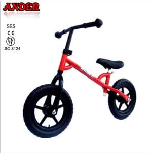 Red Steel Kid Running Bicycle (AKB-1211)