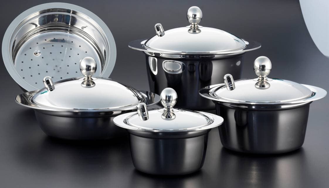 AFK Germany 3-Ply Stainless Steel 5 Piece Set