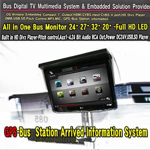 Bus Monitor-32 inch bus LED  FullHDTV