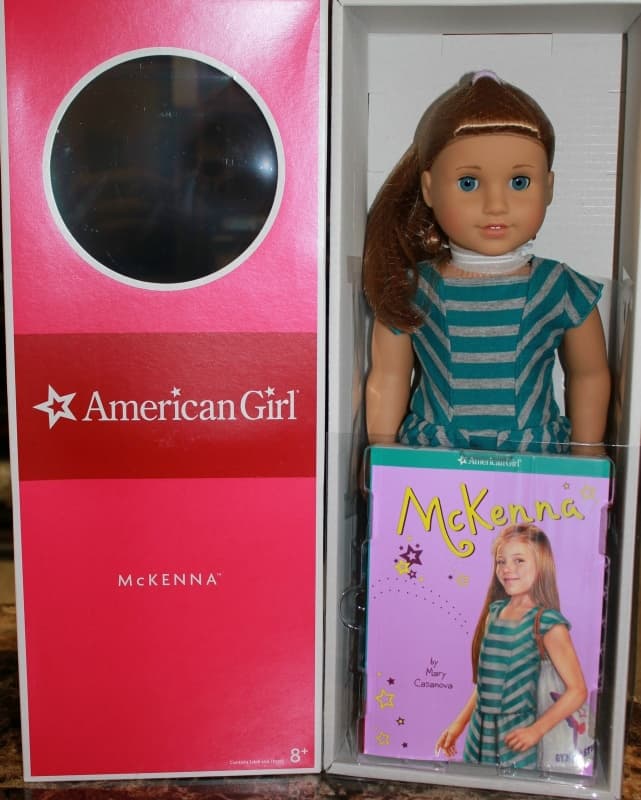 Brand New Complete 2012 American Girl of the Year McKenna Doll & Book