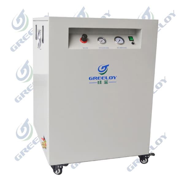 Dental Air Compressor with Air Dryer and Silent Cabinet