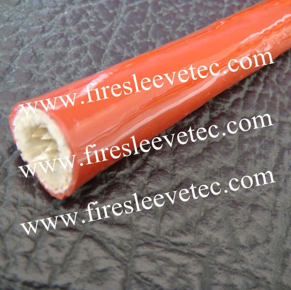High Grade Silicone rubber bonded to fiberglass sleeving