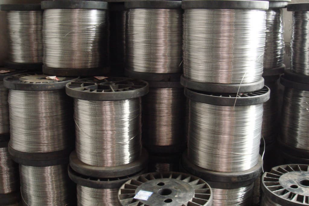 Stainless steel bright wire