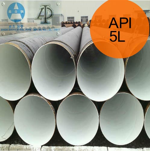 API 5L X42 Steel Pipe: 8′′ SSAW Welded Steel Pipe/ Glass Fiber Cloth Coating