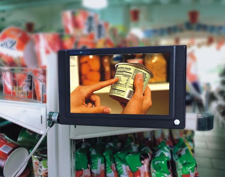 7 inch LCD advertising player ,digital signage ,POS