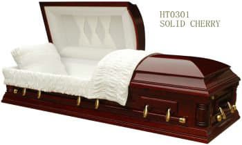 Wood casket with American Style (HT-0301)