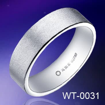 Latest Style Fashoin Tungsten Ring White Tungsten Ring For Lady