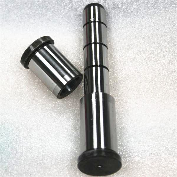 Hardened steel guide pillars and bushes