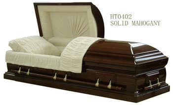 Solid Wood casket for the Funeral (HT-0402)