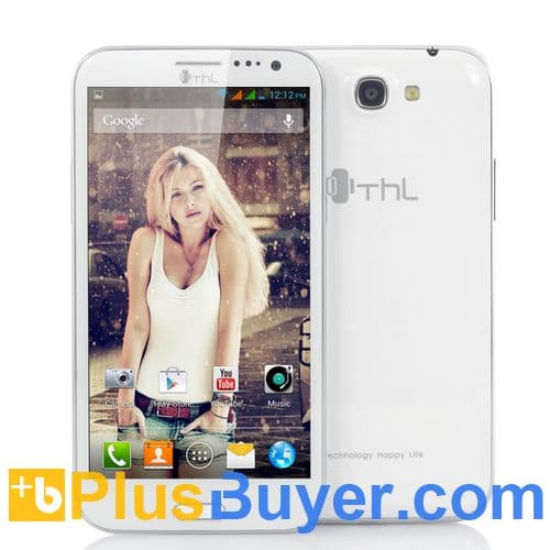 ThL W9 - 1.5GHz Quad Core Android 4.2 Phone (5.7 Inch, 1080p Full HD, 12.6MP Back Camera, 8MP Front Camera, White)