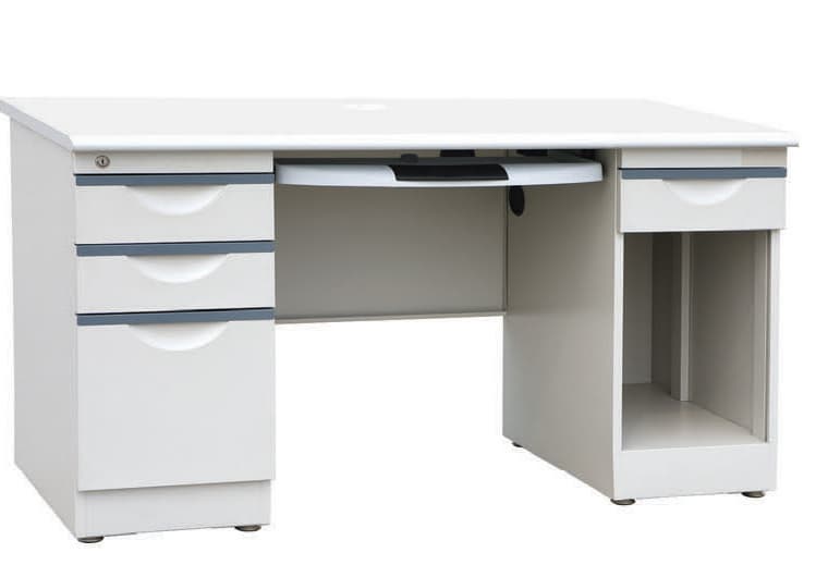 Four drawer computer desk