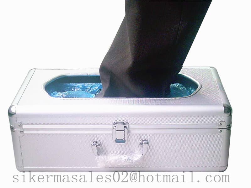shoe cover dispenser with steel material