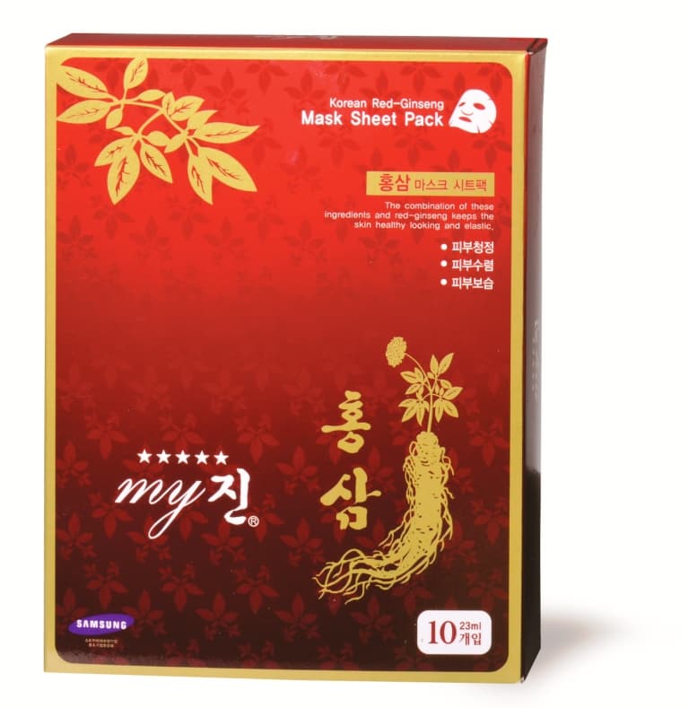 GOLD MY JIN Korea Red Ginseng Mask Sheet Pack