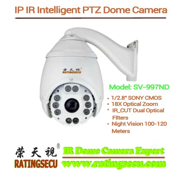 2.4 MP Full HD IR High Speed Dome Camera 18X