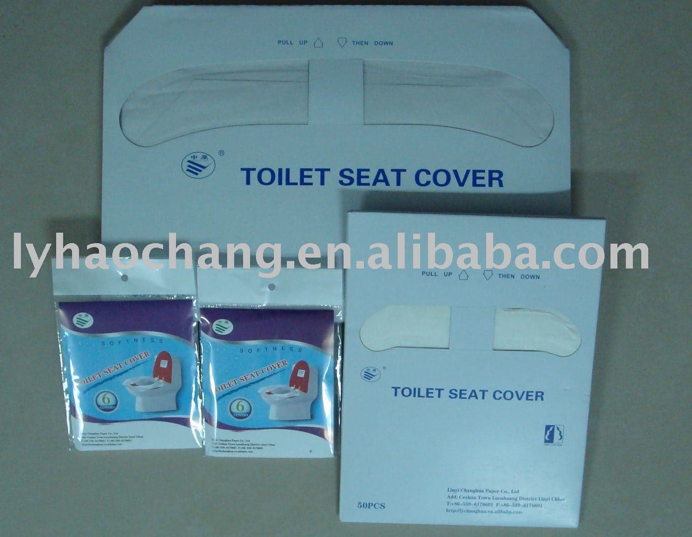 sanitary paper toilet seat cover for public restroom