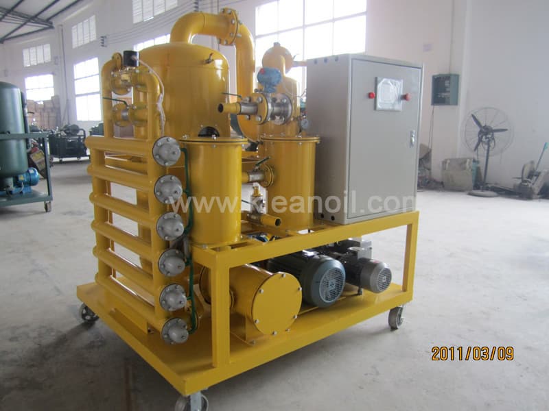 transformer oil filtration machine, insulating oil treatment plant , vacuum dehydrator