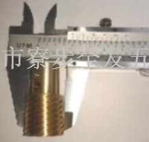 CNC custom machining brass  worm,small orders are accepted,with high and stable quality