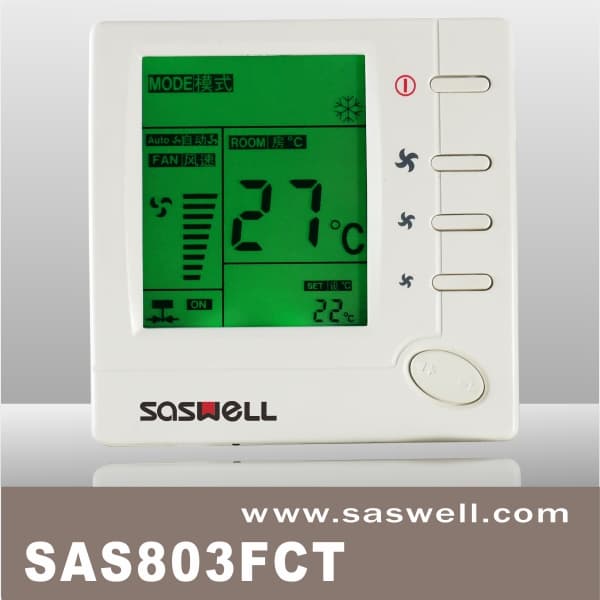 modbus LCD room thermostat for FCU system