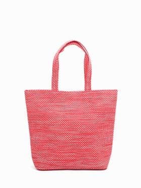 Medium uptown tote - Candy Red