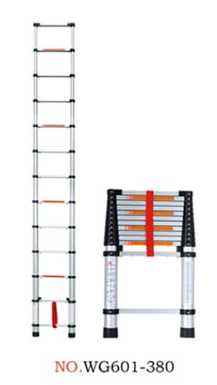 Telescoping Ladder Telescopic Ladder Aluminum Ladder 3.8M  Folding Ladder Extension Ladder
