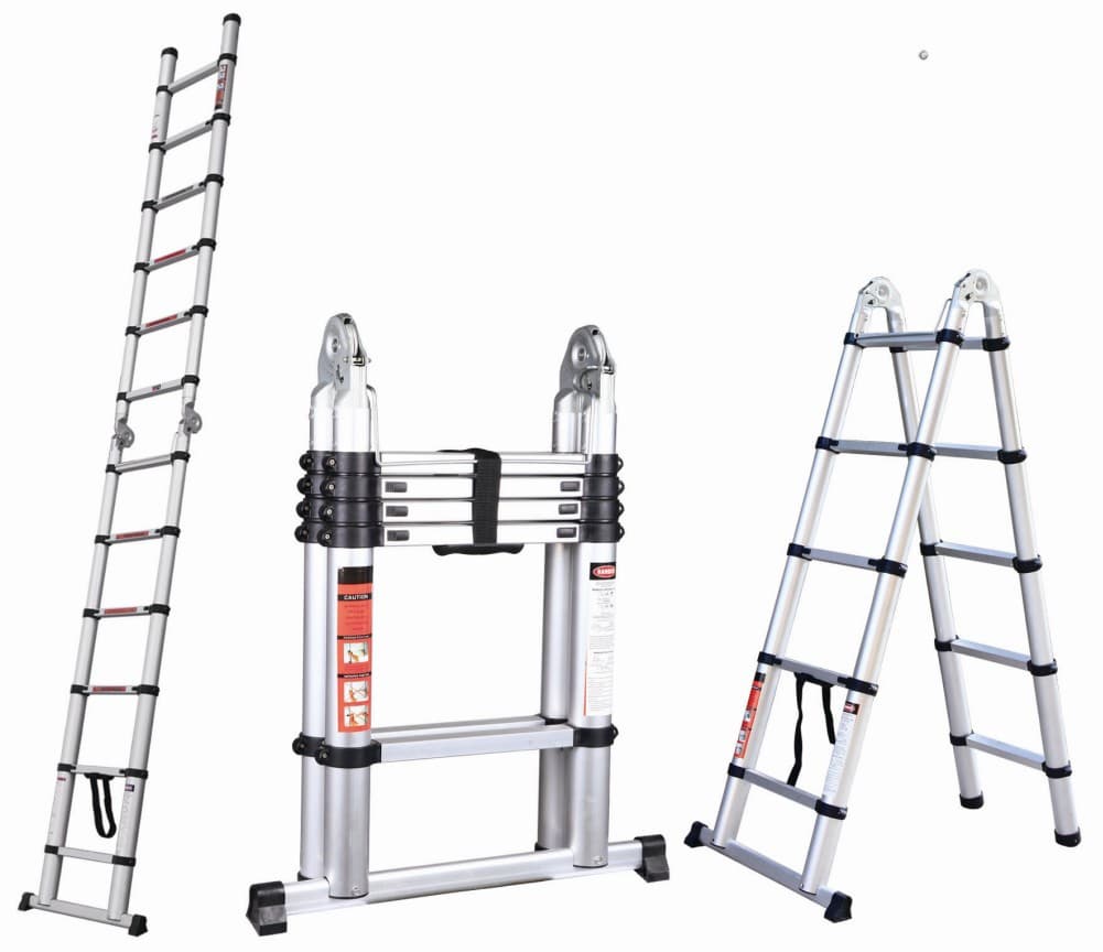 Telescoping Ladder Double Using Telescopic Ladder 3.2m Aluminum Folding Ladder