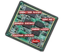 Samsung S3C6410 ARM11 cpu board,Video&Audio