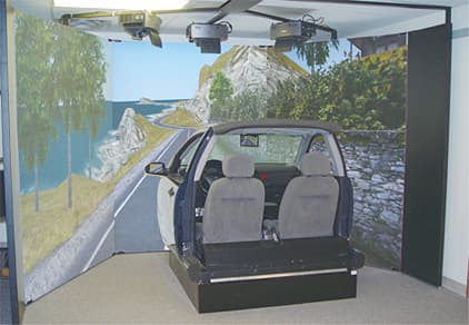 sell 6 DOF interactive driving simulator QJ-4A